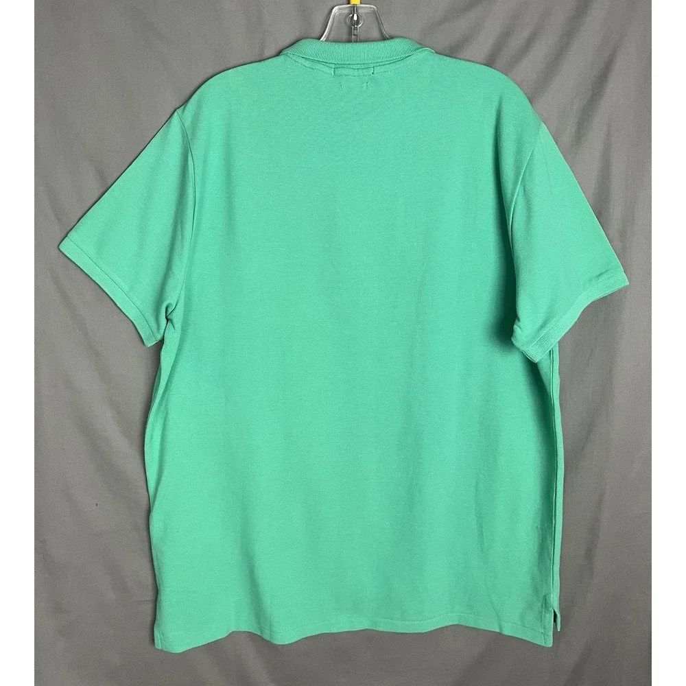 Polo Ralph Lauren Mens XL Custom Slim Fit Polo Shirt Mint Green 100% Cotton NWT